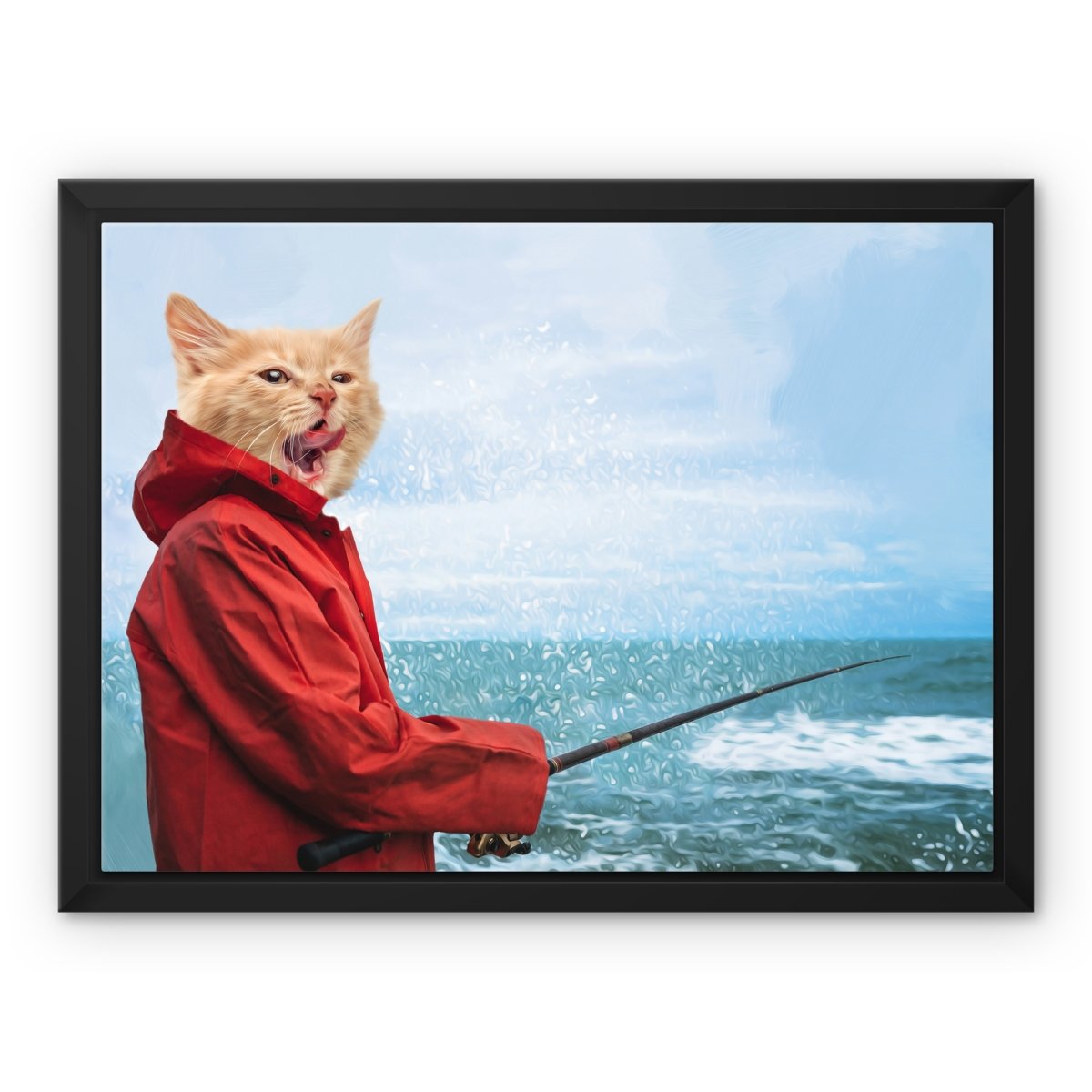 Pet Portraits | Fisherpaw: Custom Pet Canvas | Paw & Glory