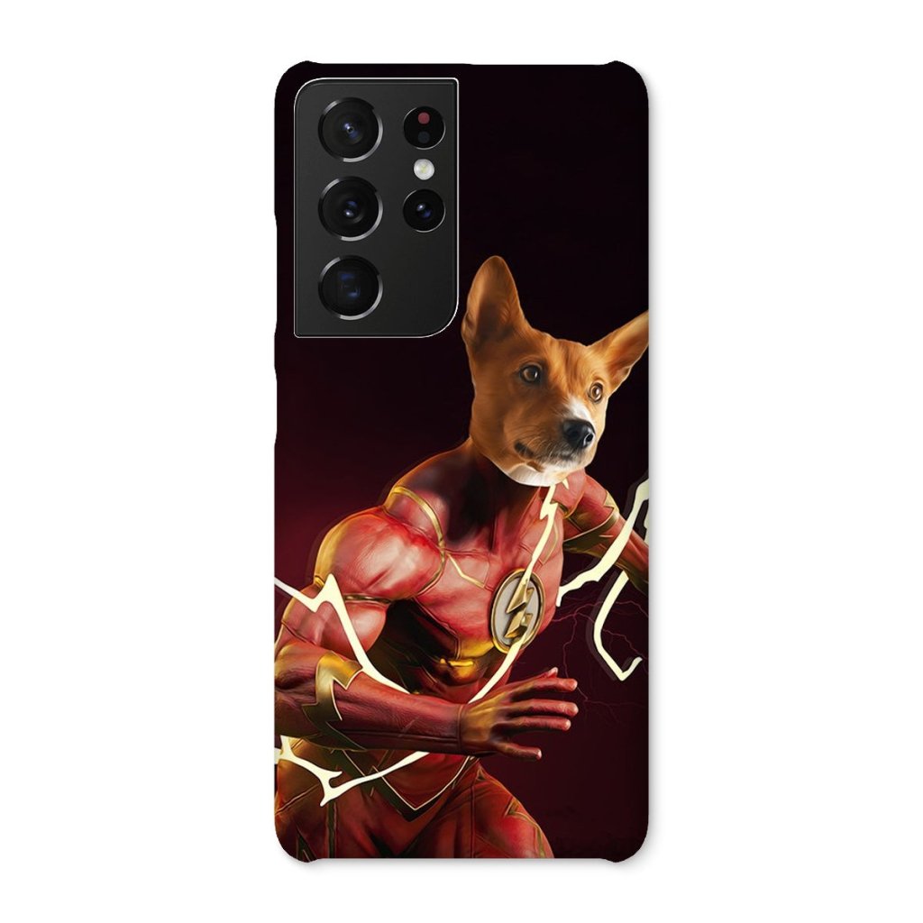 Flash (Marvel Inspired): Custom Pet Phone Case - Paw & Glory - Dog Portraits - Pet Portraits