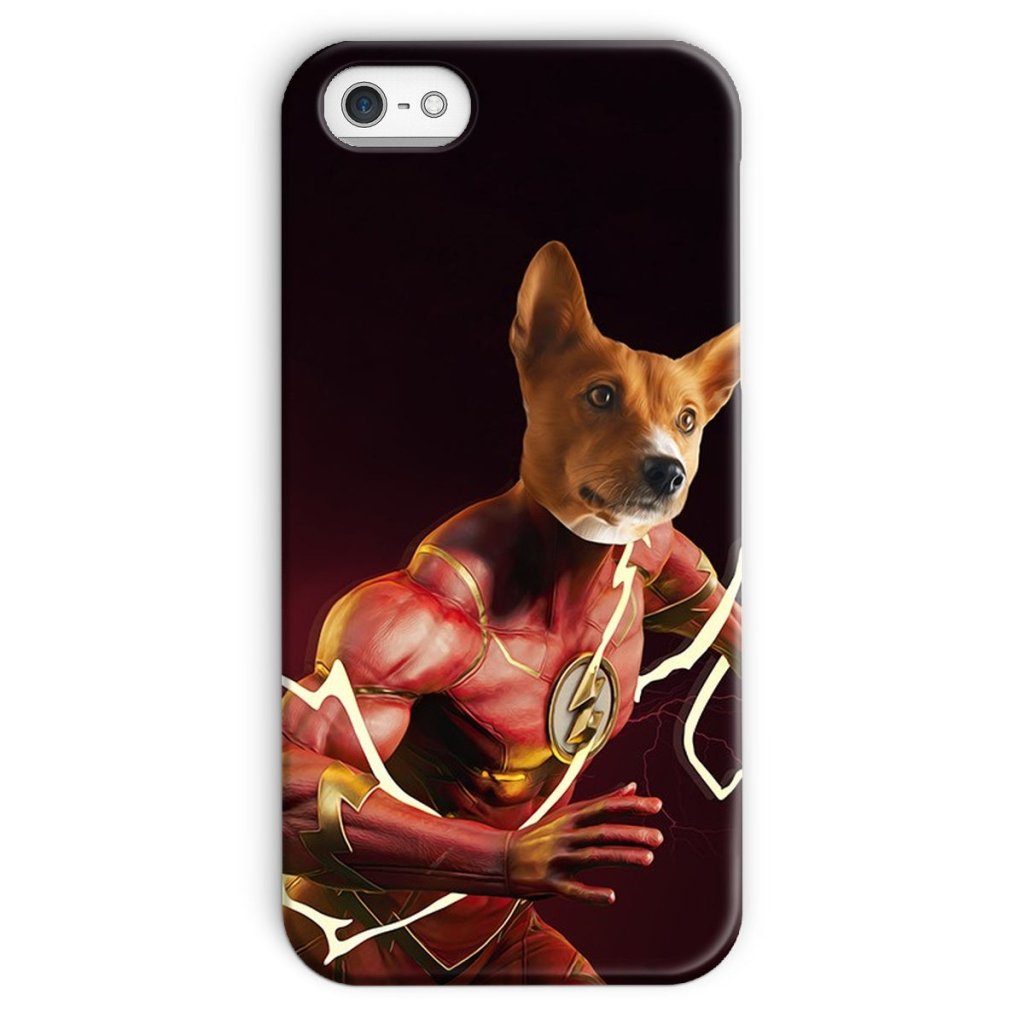 Pet Portraits | Flash (Marvel Inspired): Custom Pet Phone Case | Paw & Glory