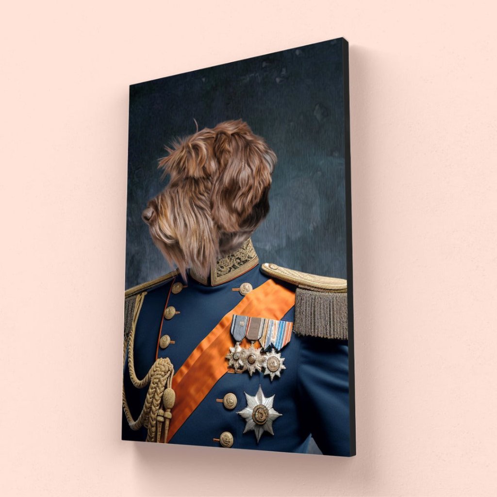 Pet Portraits | Fleet Captain: Custom Pet Canvas | Paw & Glory