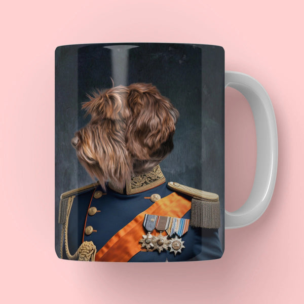 Fleet Captain: Custom Pet Coffee Mug | royal pet portrait | Paw & Glory
