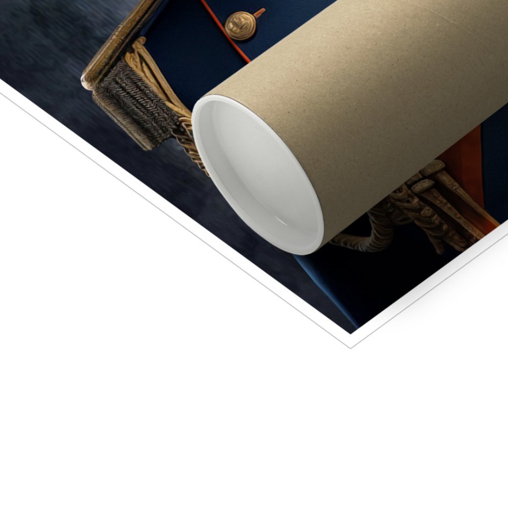 Pet Portraits | Fleet Captain: Custom Pet Poster | Paw & Glory