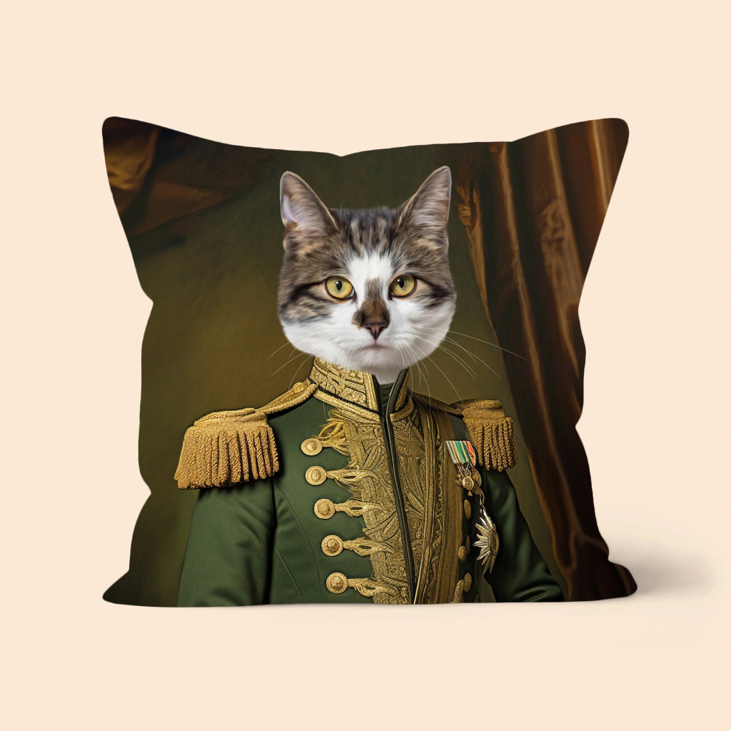 Pet Portraits | Fleet Leader: Custom Pet Pillow | Paw & Glory