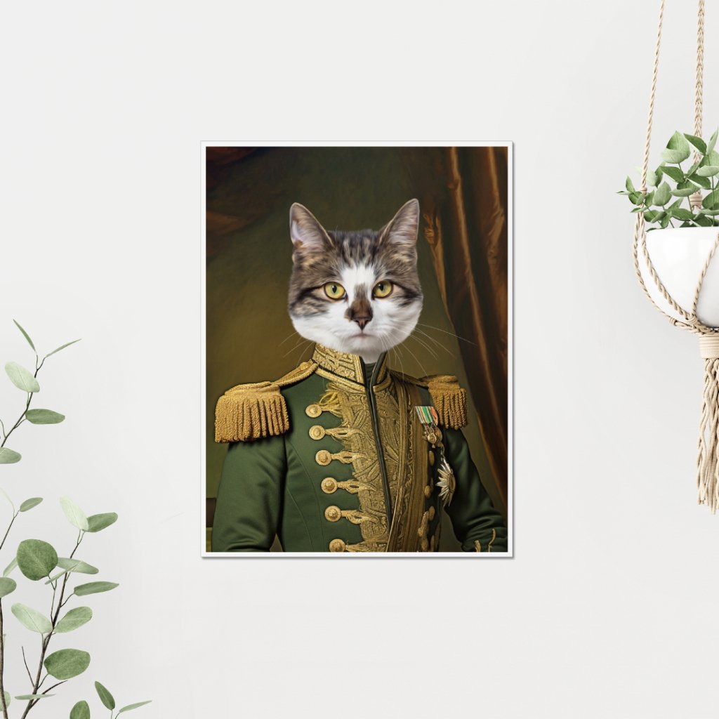 Pet Portraits | Fleet Leader: Custom Pet Poster | Paw & Glory