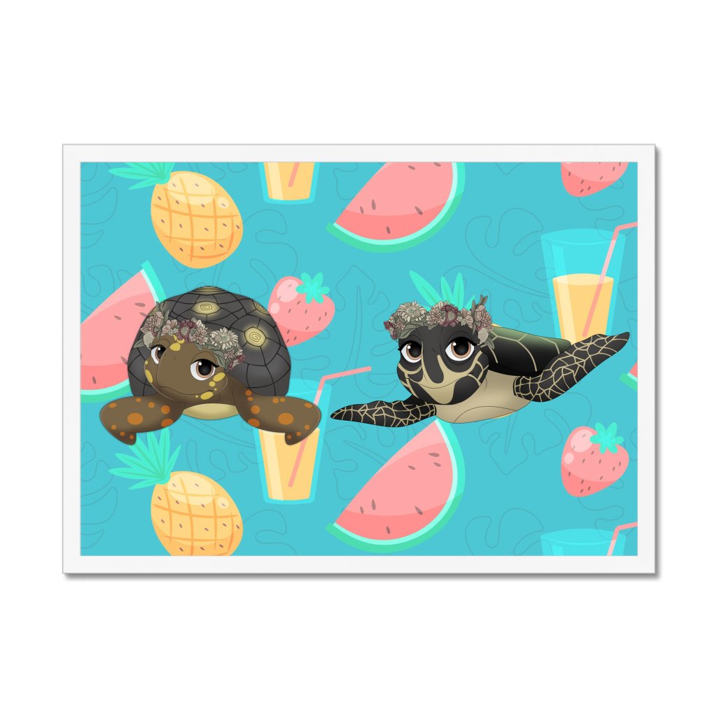 Pet Portraits | Floral Crown: Cartoon Pet Portrait | Paw & Glory