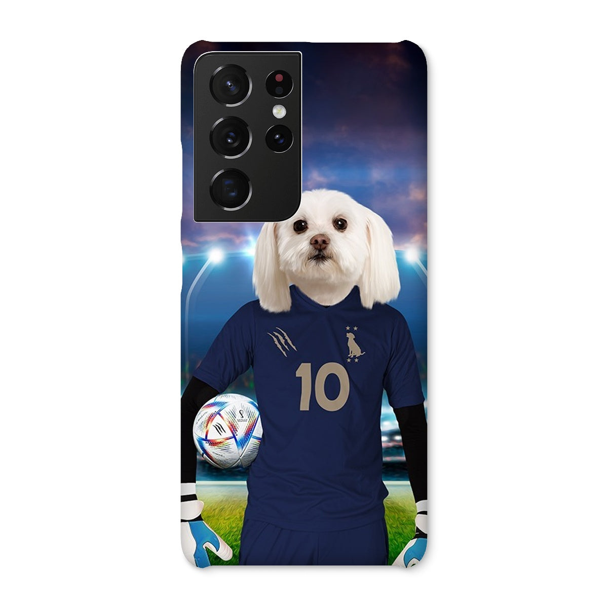 Pet Portraits | France Football Team (FIFA 2022): Custom Pet Phone Case | Paw & Glory