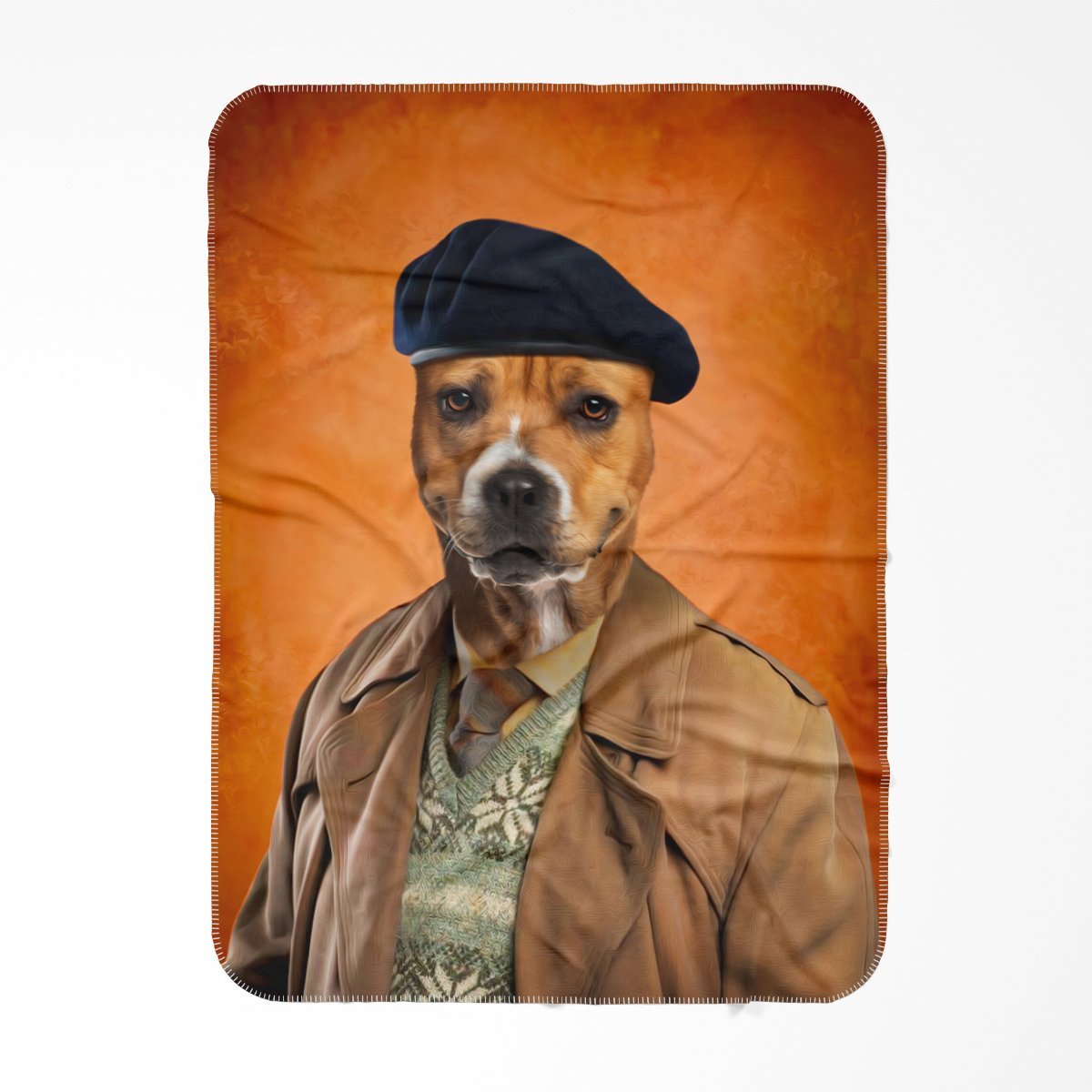 Frank Spencer: Custom Pet Blanket - Paw & Glory - Dog Portraits - Pet Portraits