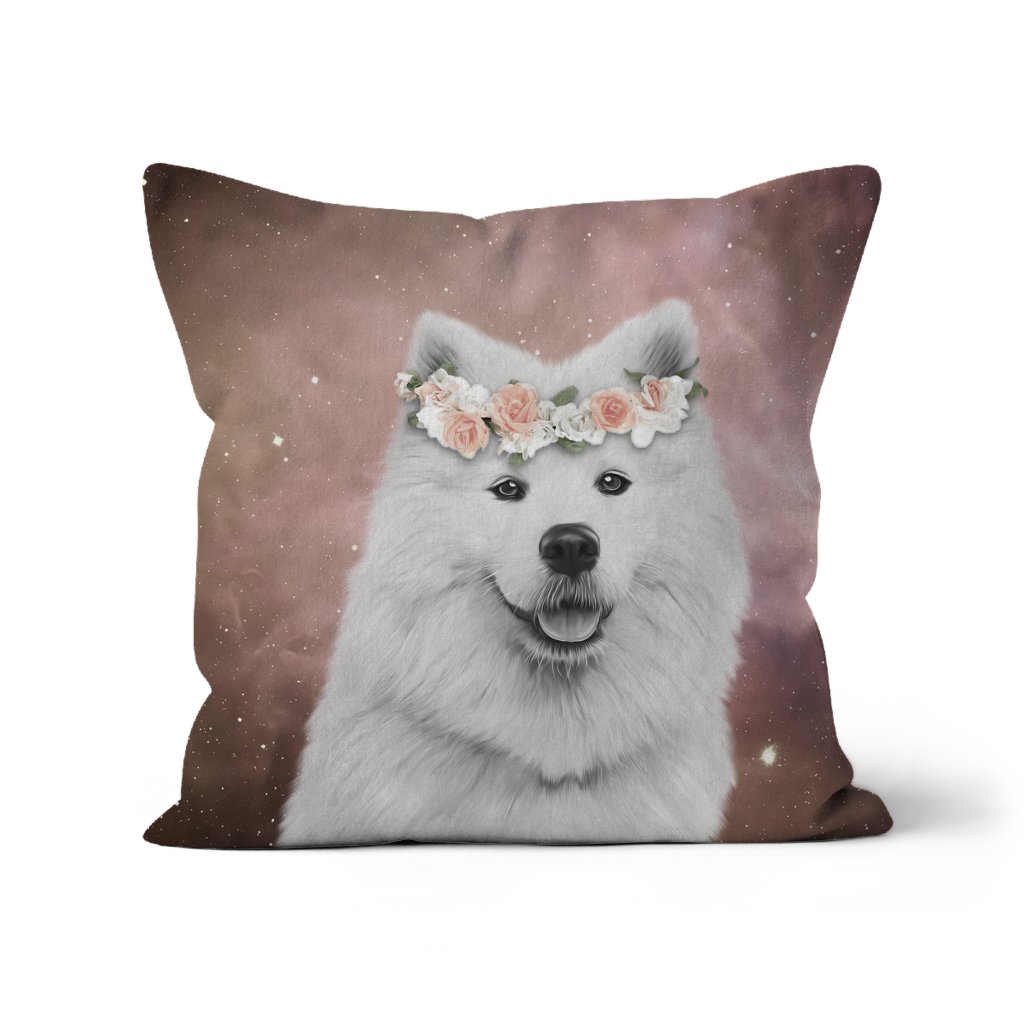 Pet Portraits | Full Blossom: Minimalist Pet Pillow | Paw & Glory