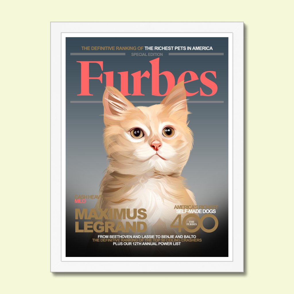 Pet Portraits | Furbes: Custom Pet Portrait | Paw & Glory