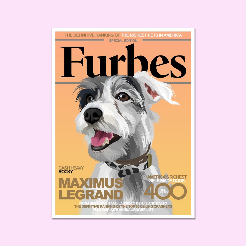 Pet Portraits | Furbes: Custom Pet Portrait | Paw & Glory