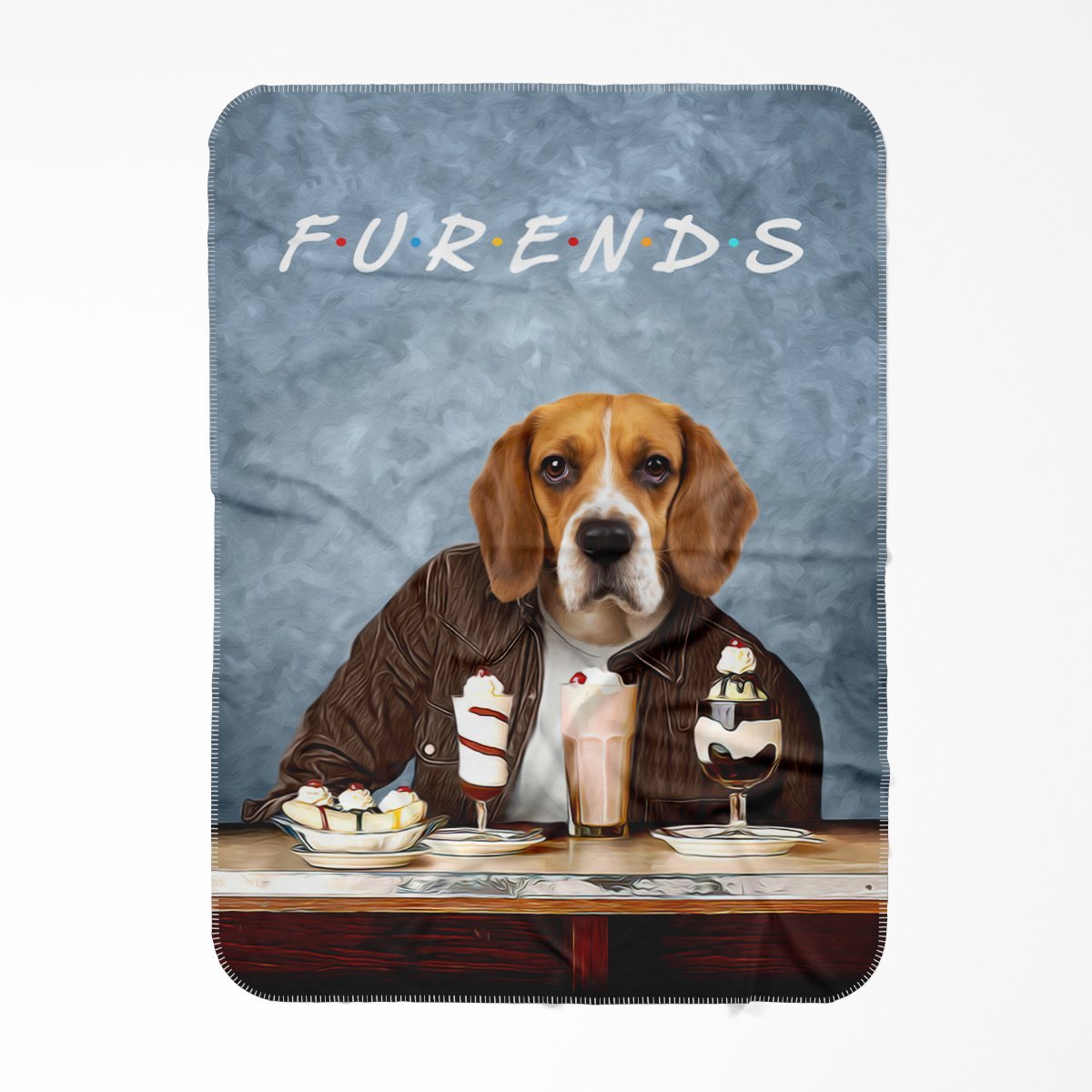 Furends: Custom Pet Blanket - Paw & Glory - Dog Portraits - Pet Portraits