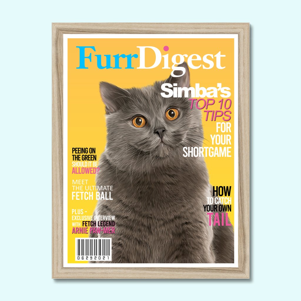 Pet Portraits | Furr Digest: Custom Pet Portrait | Paw & Glory