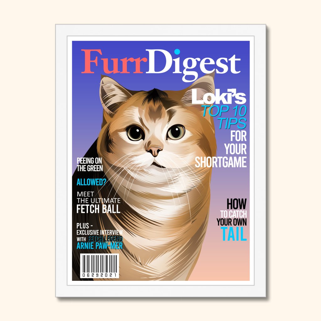 Pet Portraits | Furr Digest: Custom Pet Portrait | Paw & Glory