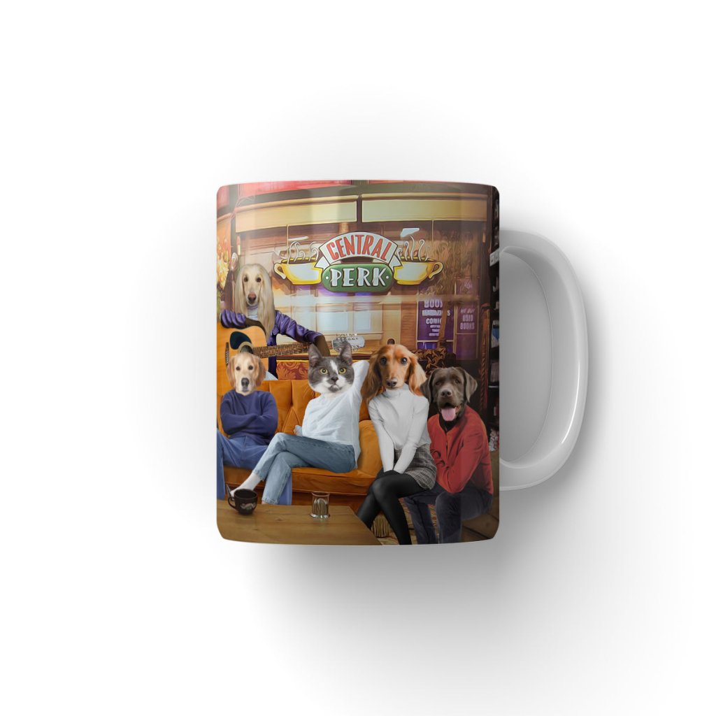 Pet Portraits | Furrends (Friends Inspired): Custom Pet Coffee Mug | Paw & Glory