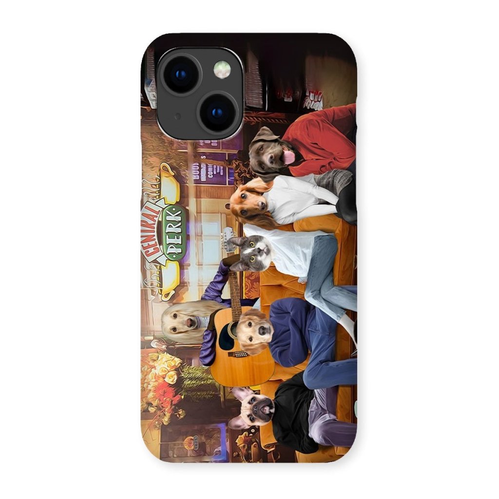 Coffee House Crew Custom Pet Phone Case | Custom Pet Artwork | Paw & Glory