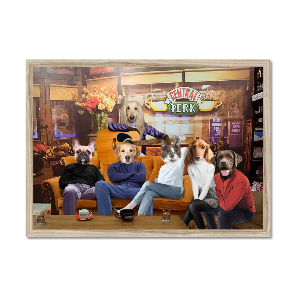 Pet Portraits | Furrends (Friends Inspired): Custom Pet Portrait | Paw & Glory