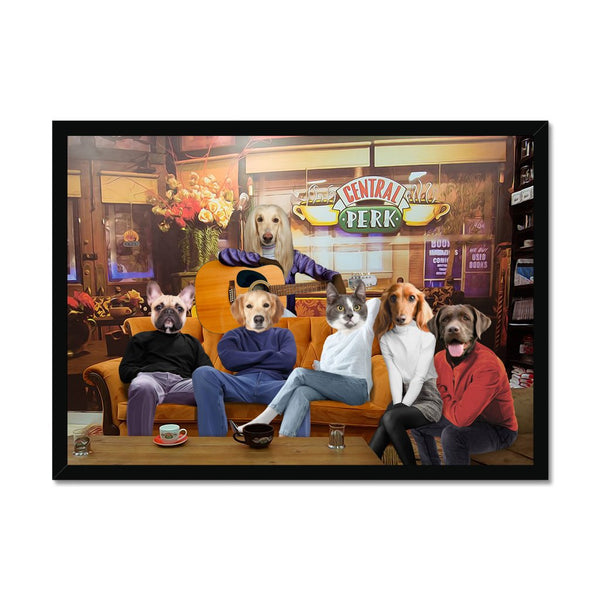 Coffee House Crew Custom Pet Portrait | Paw & Glory