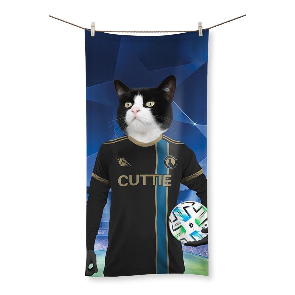 Pet Portraits | Furrladelphia Union Football Club: Custom Pet Towel | Paw & Glory