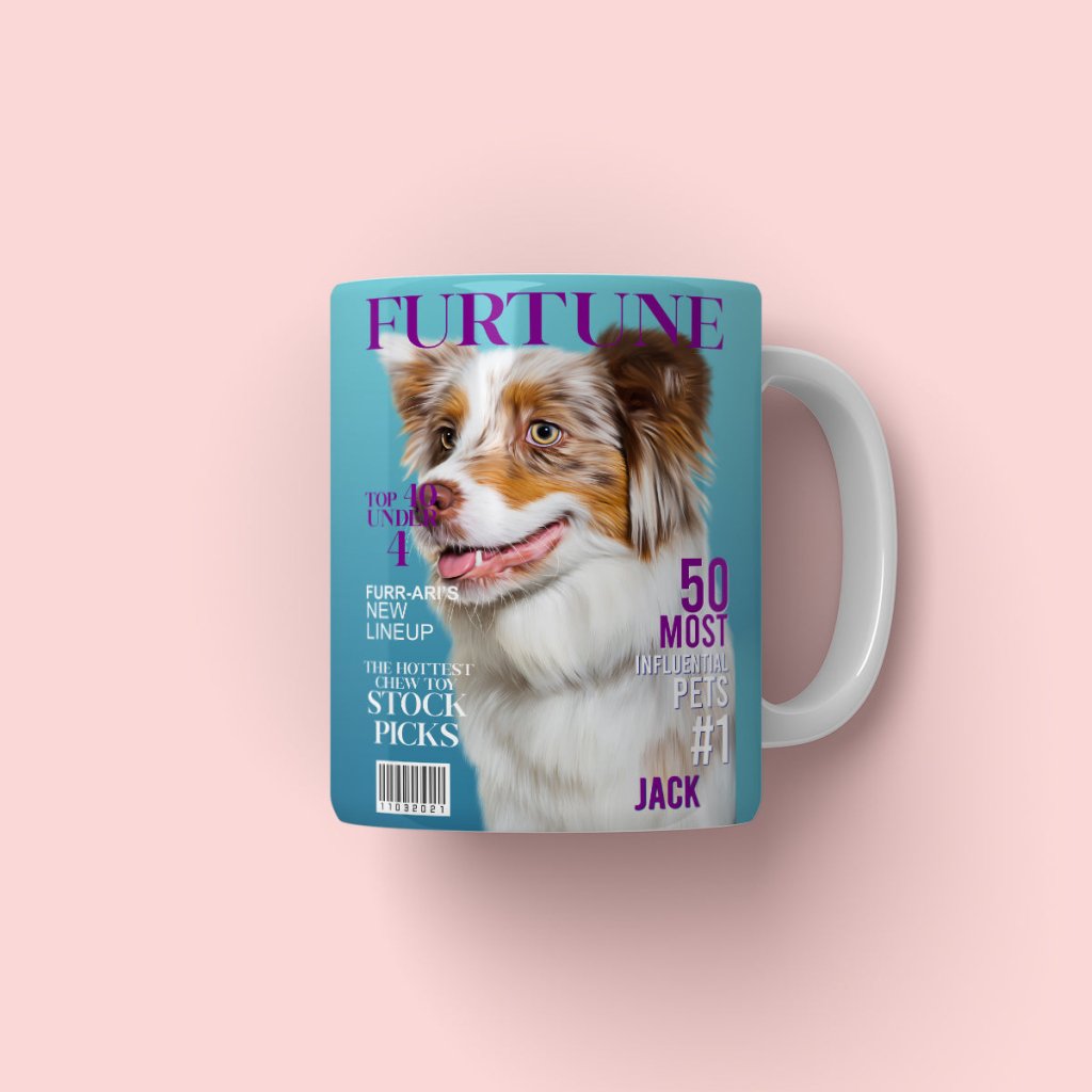 Furtune: Custom Pet Coffee Mug - Paw & Glory - Dog Portraits - Pet Portraits