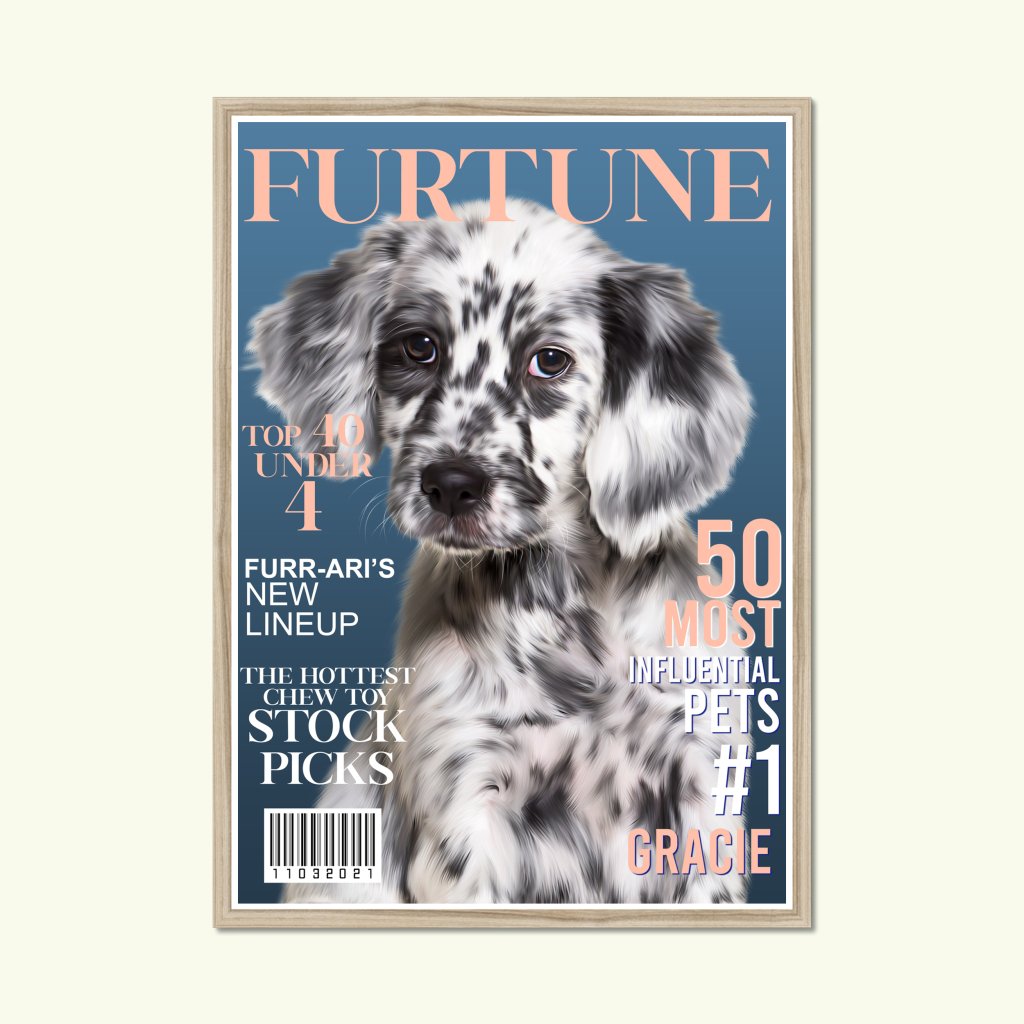Furtune: Custom Pet Portrait - Paw & Glory - Dog Portraits - Pet Portraits