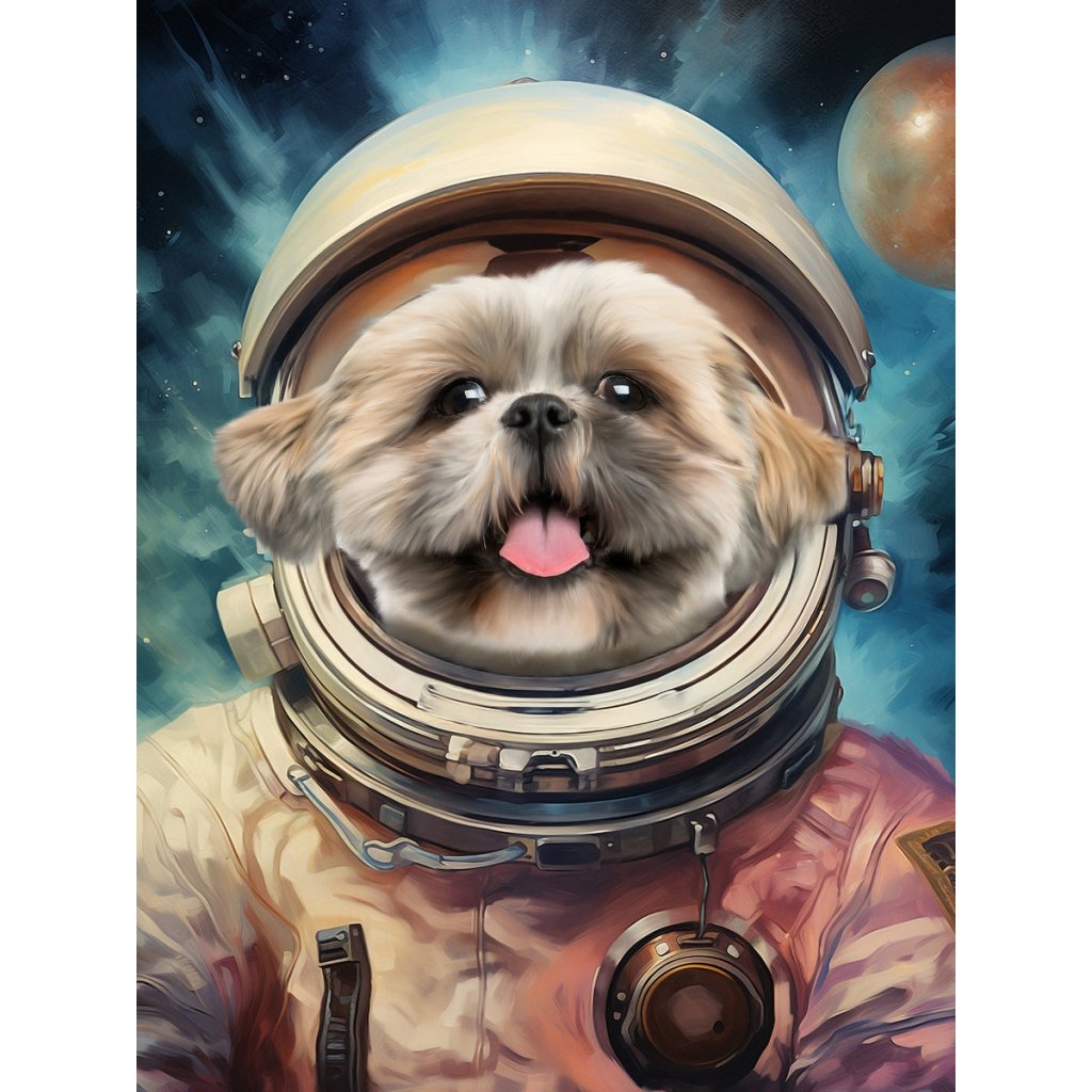 Pet Portraits | Galactic: Custom Digital Download Pet Portrait | Paw & Glory