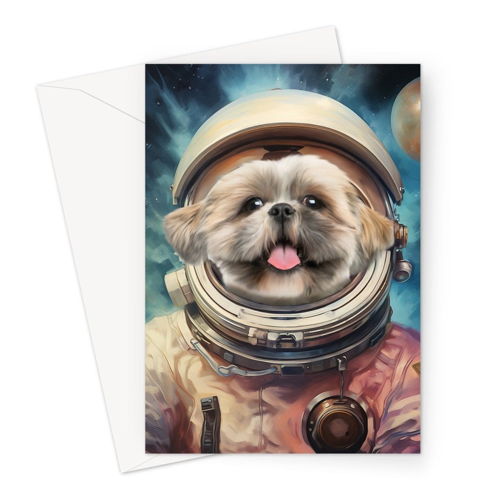 Pet Portraits | Galactic: Custom Pet Greeting Card | Paw & Glory
