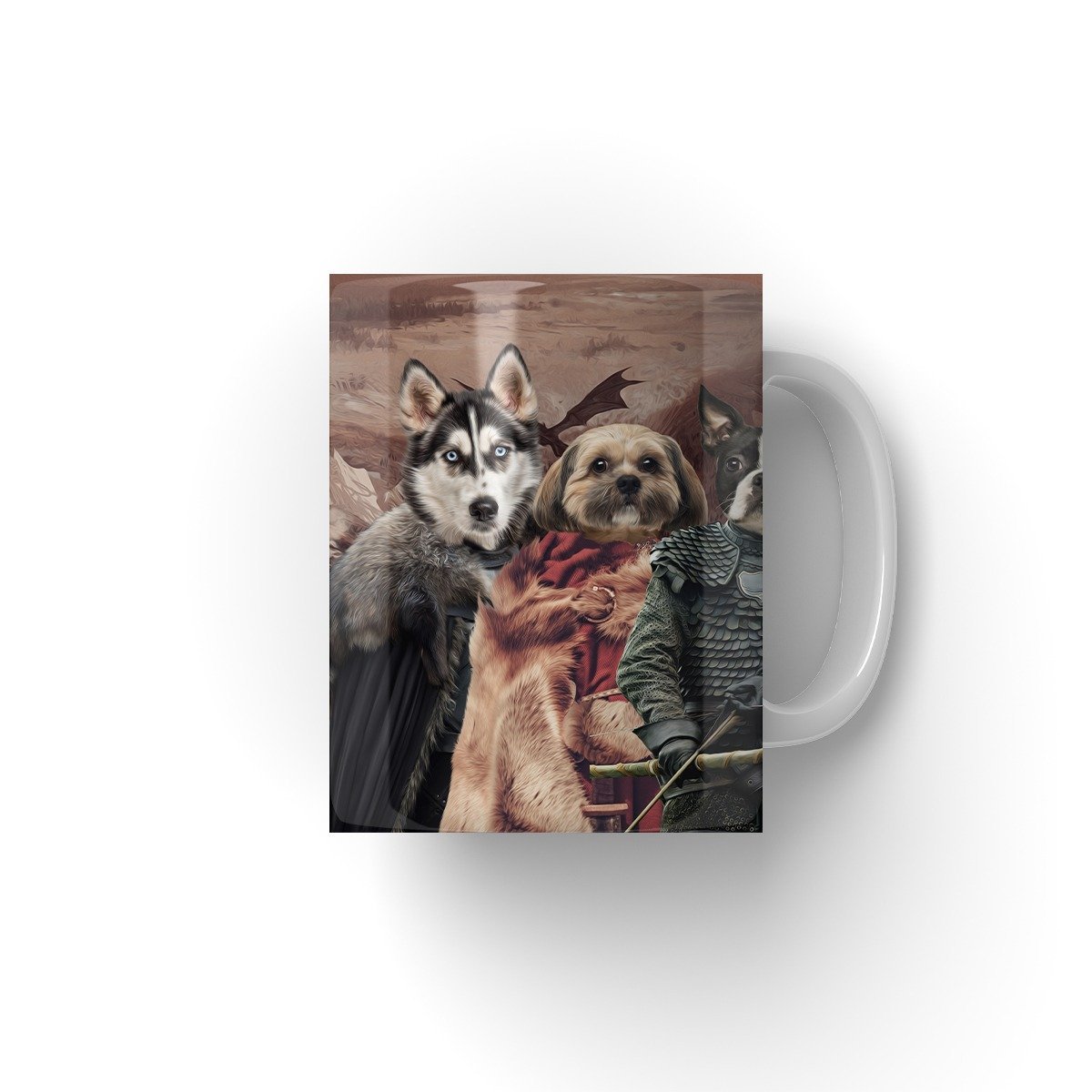 Pet Portraits | Game Of Thrones: Custom Pet Coffee Mug | Paw & Glory