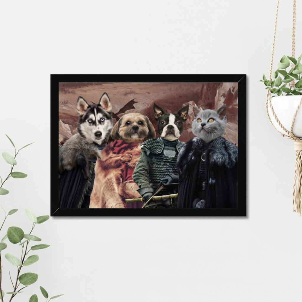 Pet Portraits | Game Of Thrones: Custom Pet Portrait | Paw & Glory