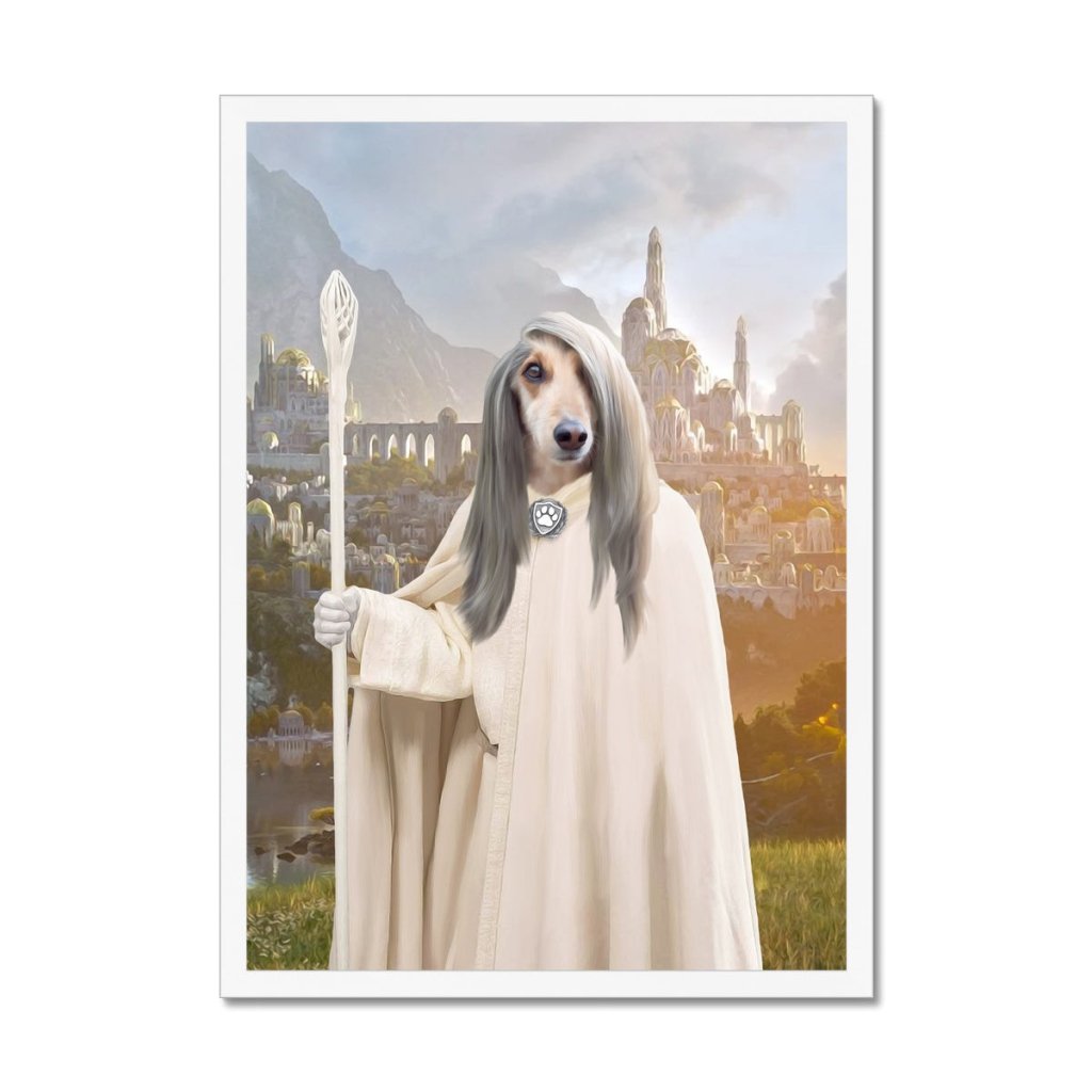 Pet Portraits | Gandalf (Lord Of The Rings Inspired): Custom Pet Portrait | Paw & Glory