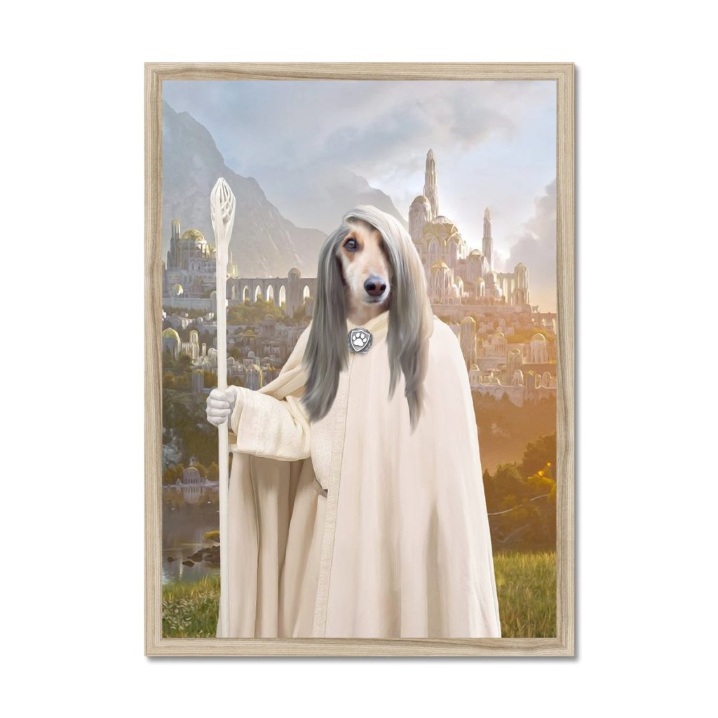 Pet Portraits | Gandalf (Lord Of The Rings Inspired): Custom Pet Portrait | Paw & Glory