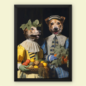 Gardeners: Custom Pet Canvas - Paw & Glory - Dog Portraits - Pet Portraits