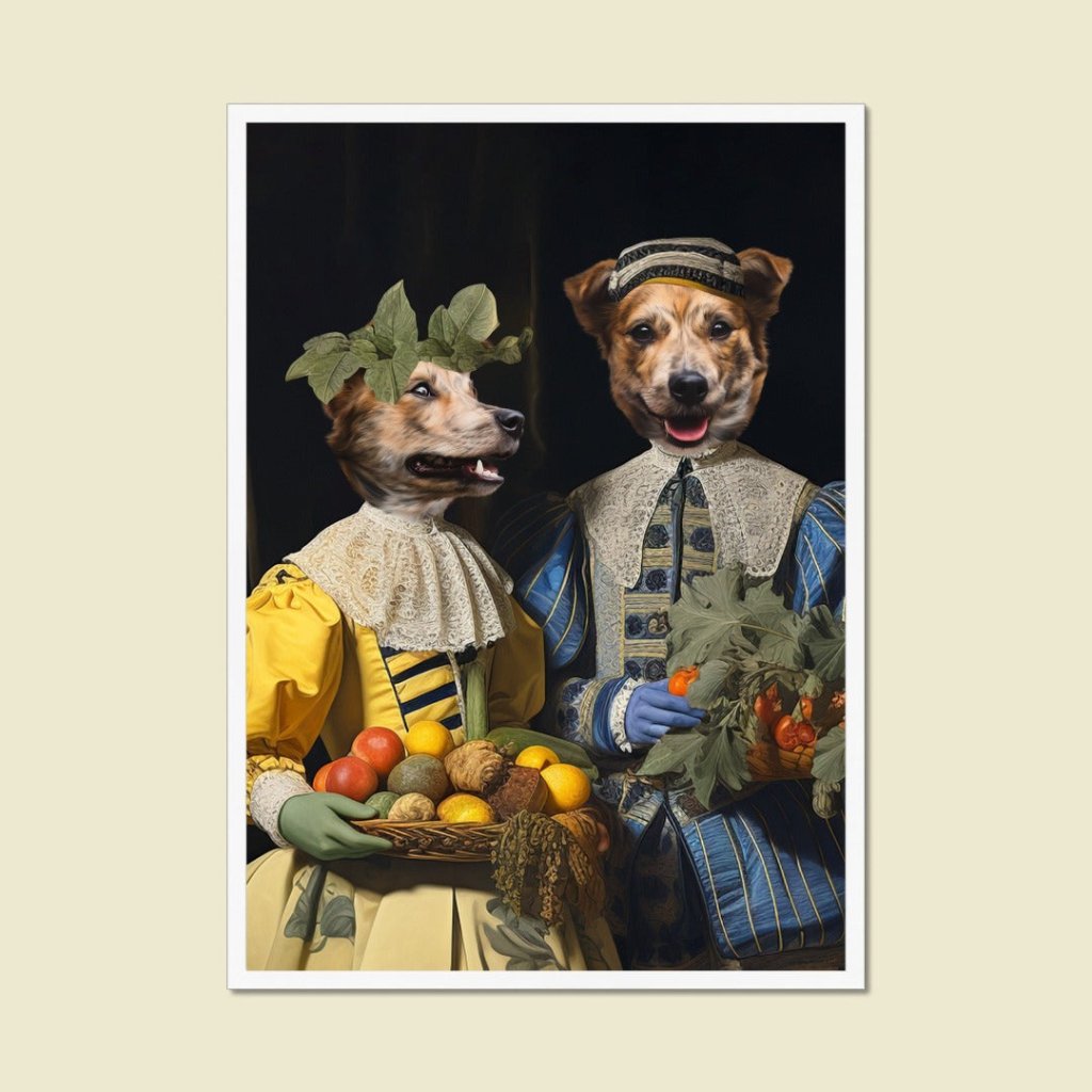 Pet Portraits | Gardeners: Custom Pet Portrait | Paw & Glory