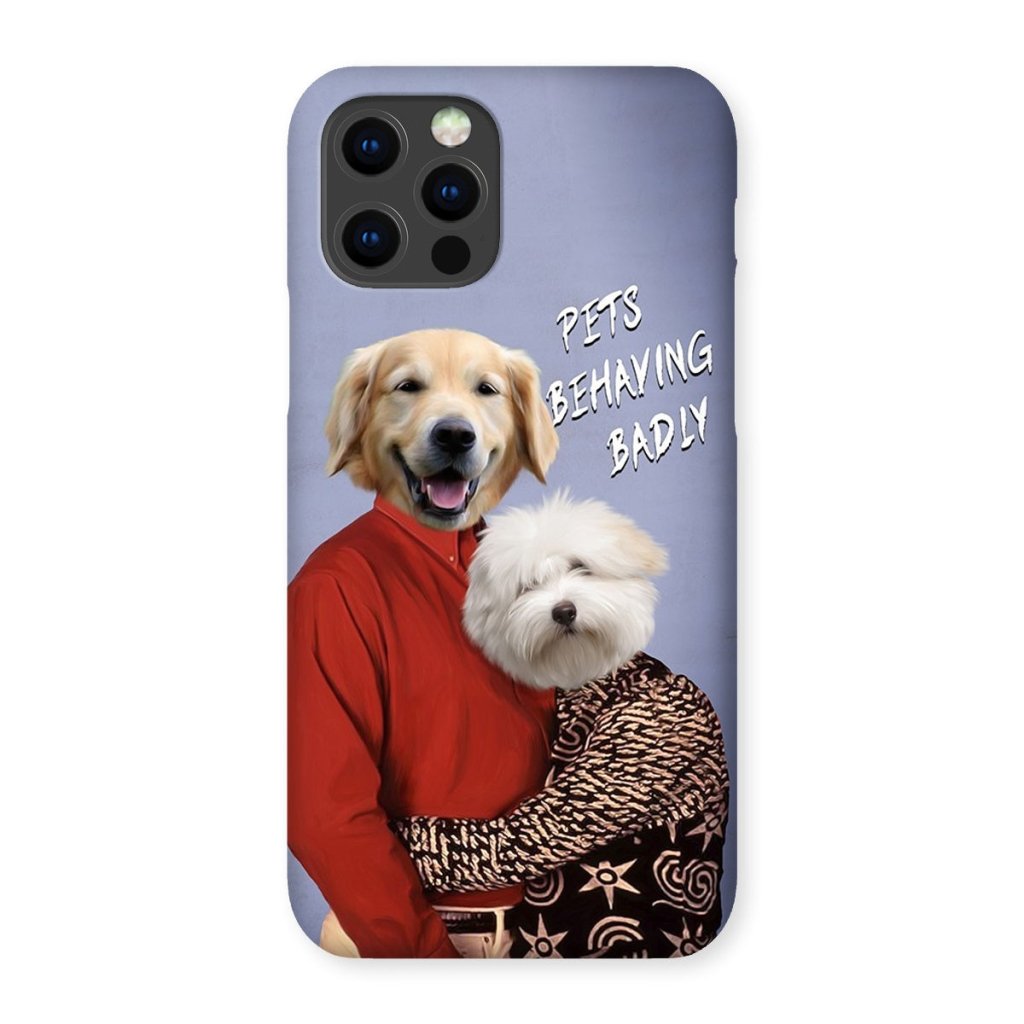 Gary & Dorothy (Men Behaving Badly Inspired): Custom Pet Phone Case - Paw & Glory - Dog Portraits - Pet Portraits