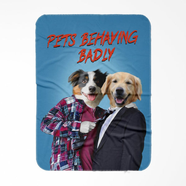 Flatshare Lads Custom Pet Blanket | Personalized Pet Gift | Paw & Glory