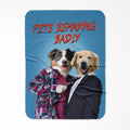Gary & Tony (Men Behaving Badly Inspired): Custom Pet Blanket