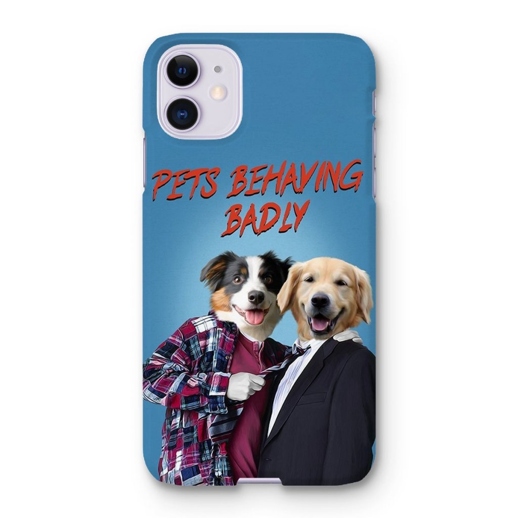 Pet Portraits | Gary & Tony (Men Behaving Badly Inspired): Custom Pet Phone Case | Paw & Glory