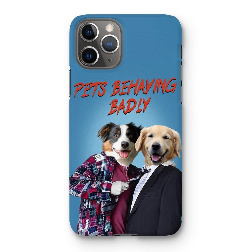 Pet Portraits | Gary & Tony (Men Behaving Badly Inspired): Custom Pet Phone Case | Paw & Glory