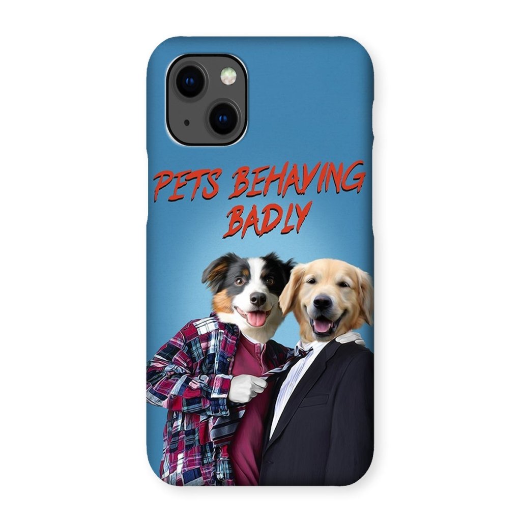Pet Portraits | Gary & Tony (Men Behaving Badly Inspired): Custom Pet Phone Case | Paw & Glory