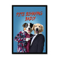 Gary & Tony (Men Behaving Badly Inspired): Custom Pet Portrait