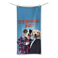 Gary & Tony (Men Behaving Badly Inspired): Custom Pet Towel