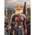 General Okoye (Marvel Inspired): Custom Digital Download Pet Portrait