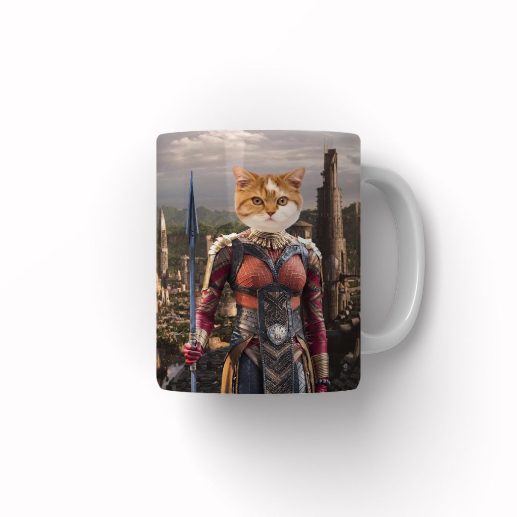 Warrior General Custom Pet Coffee Mug | Funny Pet Portrait Gift | Paw & Glory