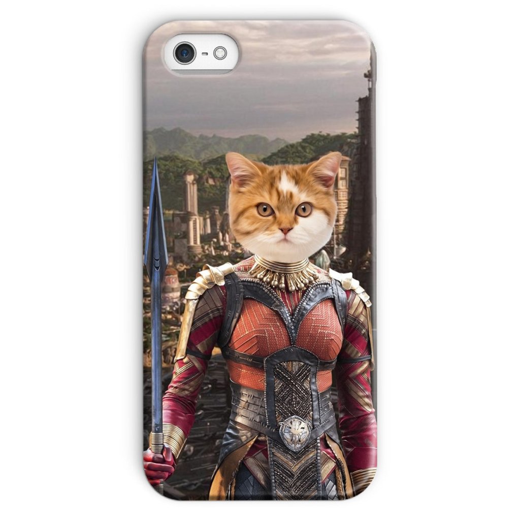 General Okoye (Marvel Inspired): Custom Pet Phone Case - Paw & Glory - Dog Portraits - Pet Portraits
