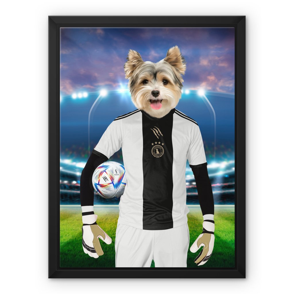 Pet Portraits | Germany Football Team (FIFA 2022): Custom Pet Canvas | Paw & Glory
