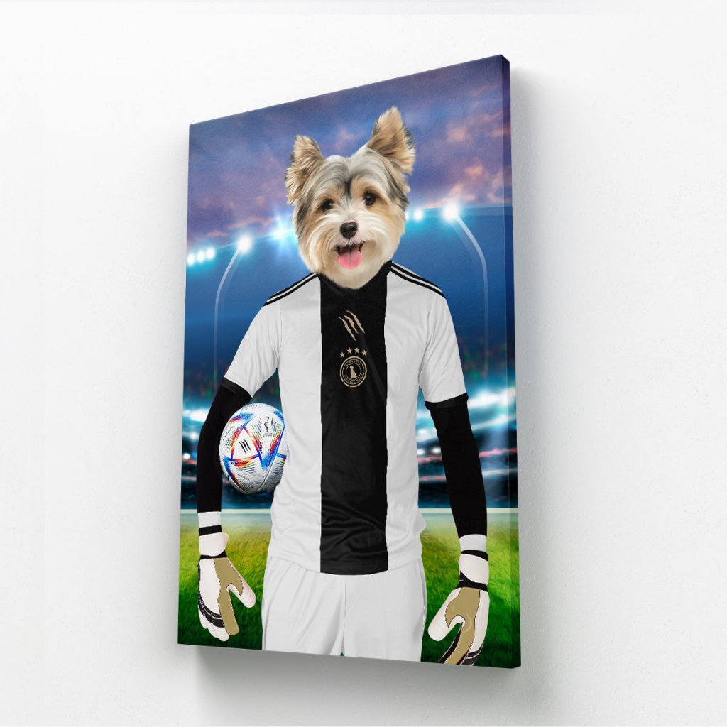 Pet Portraits | Germany Football Team (FIFA 2022): Custom Pet Canvas | Paw & Glory