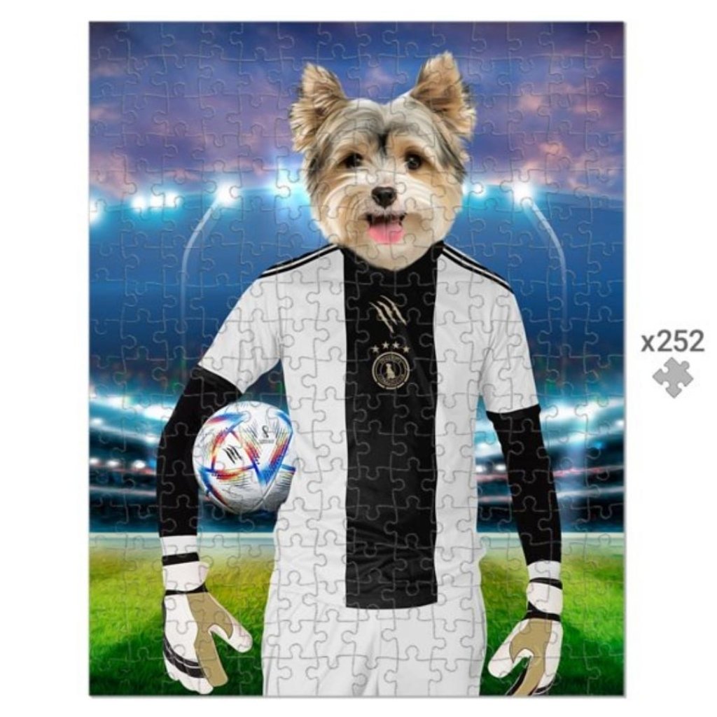 Pet Portraits | Germany Football Team (FIFA 2022): Custom Pet Puzzle | Paw & Glory