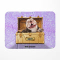 Glamour in Gold Luxury Trunk: Custom Pet Blanket