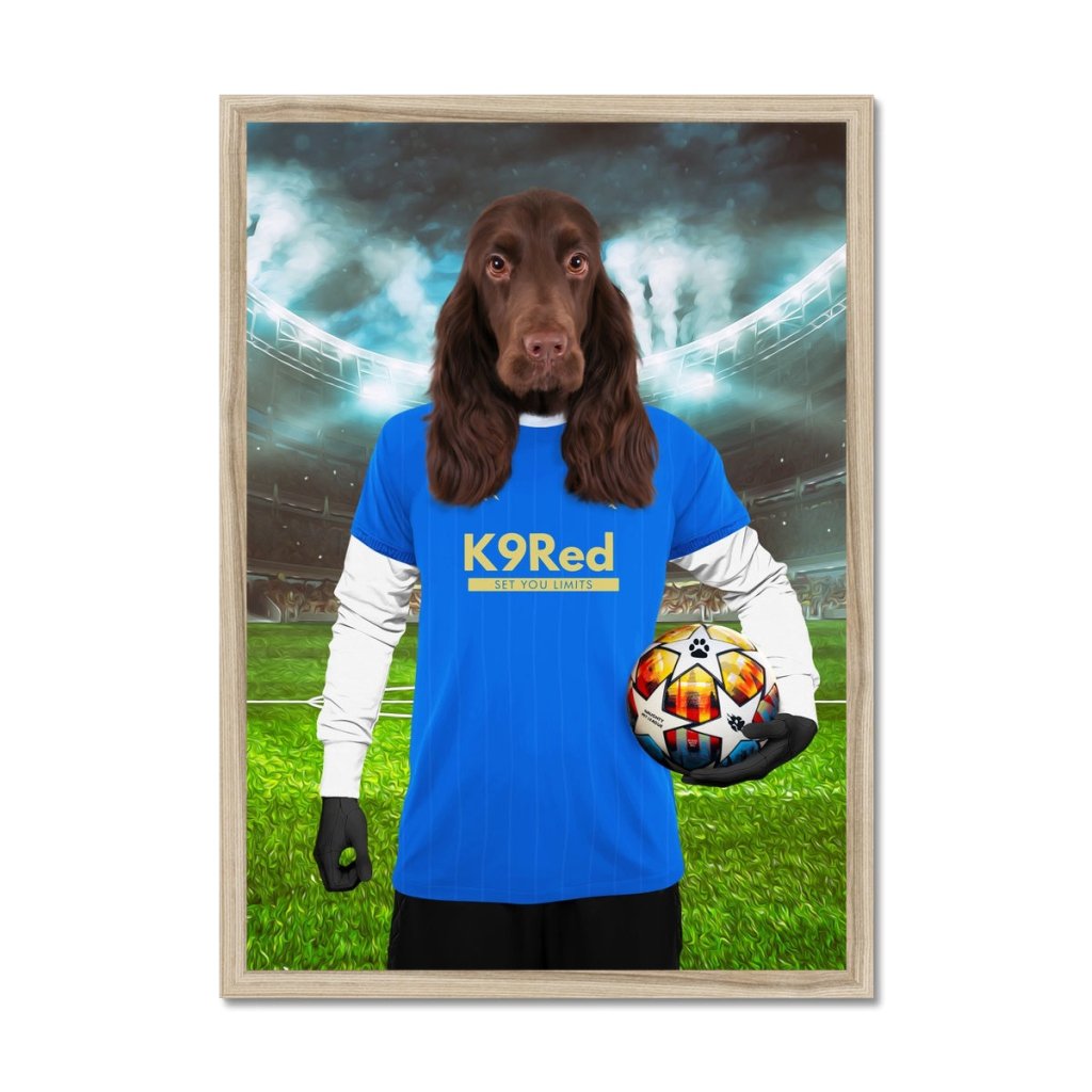 Pet Portraits | Glasgow Rascals Football Club: Custom Pet Portrait | Paw & Glory