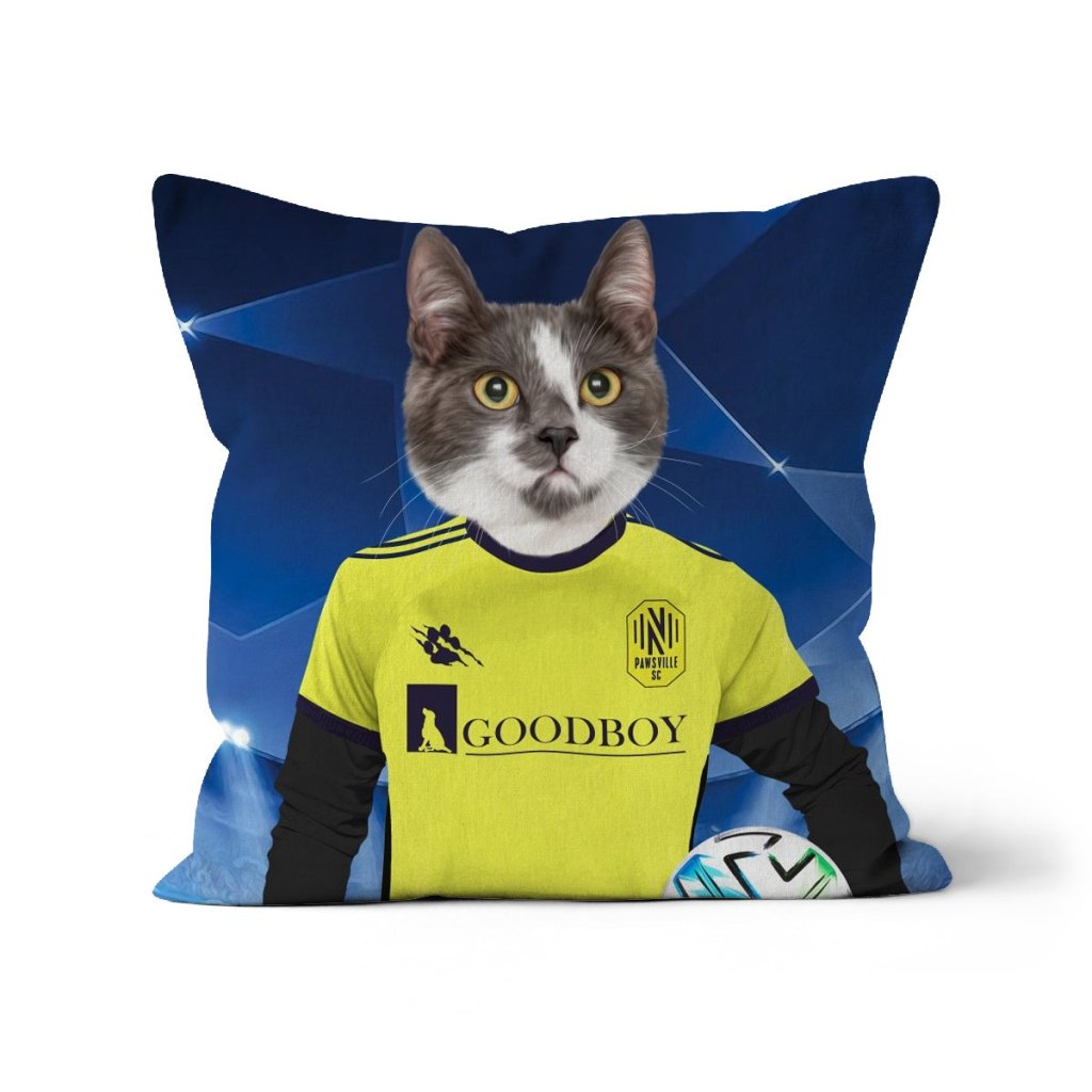 Pet Portraits | Gnashville FC: Custom Pet Pillow | Paw & Glory