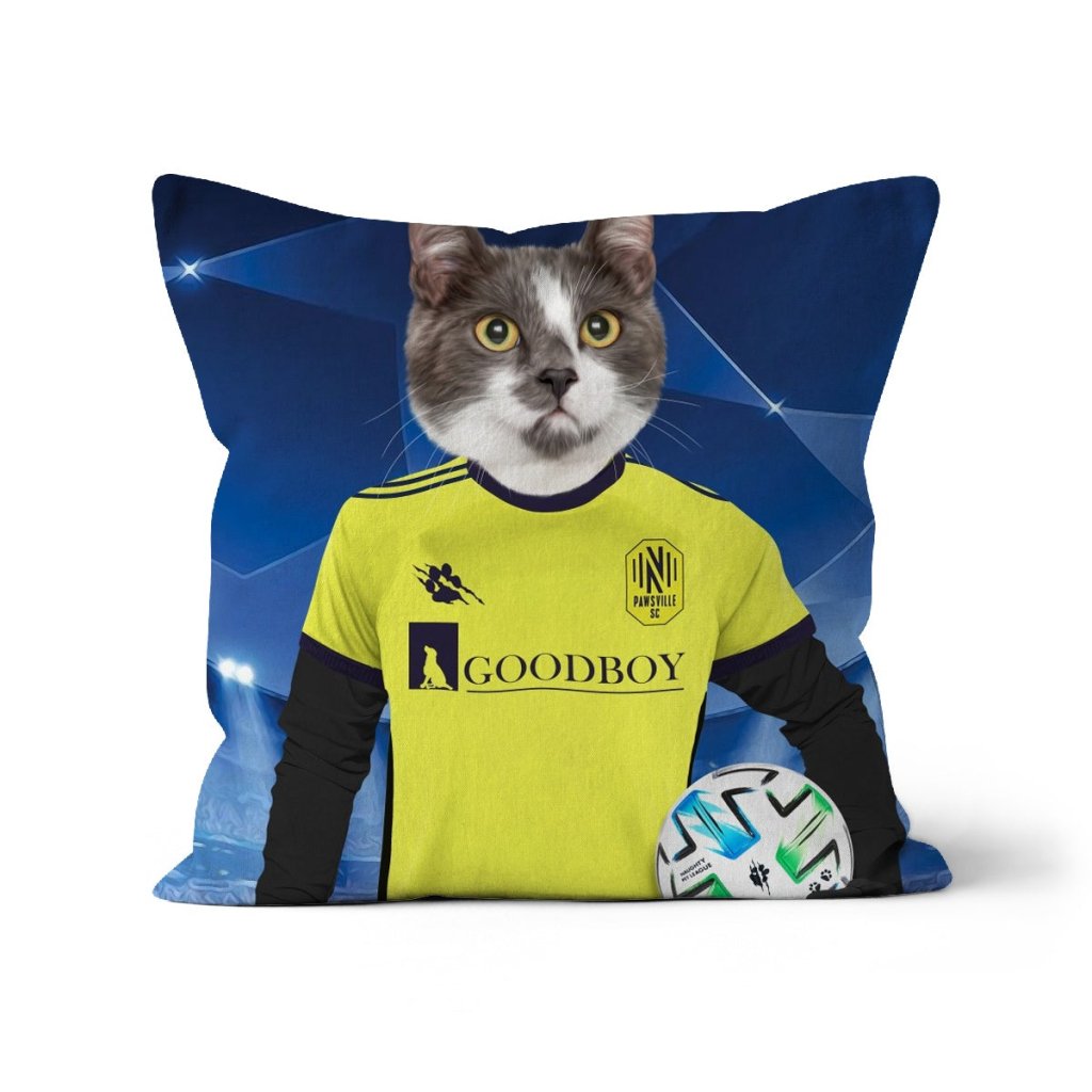 Pet Portraits | Gnashville FC: Custom Pet Pillow | Paw & Glory